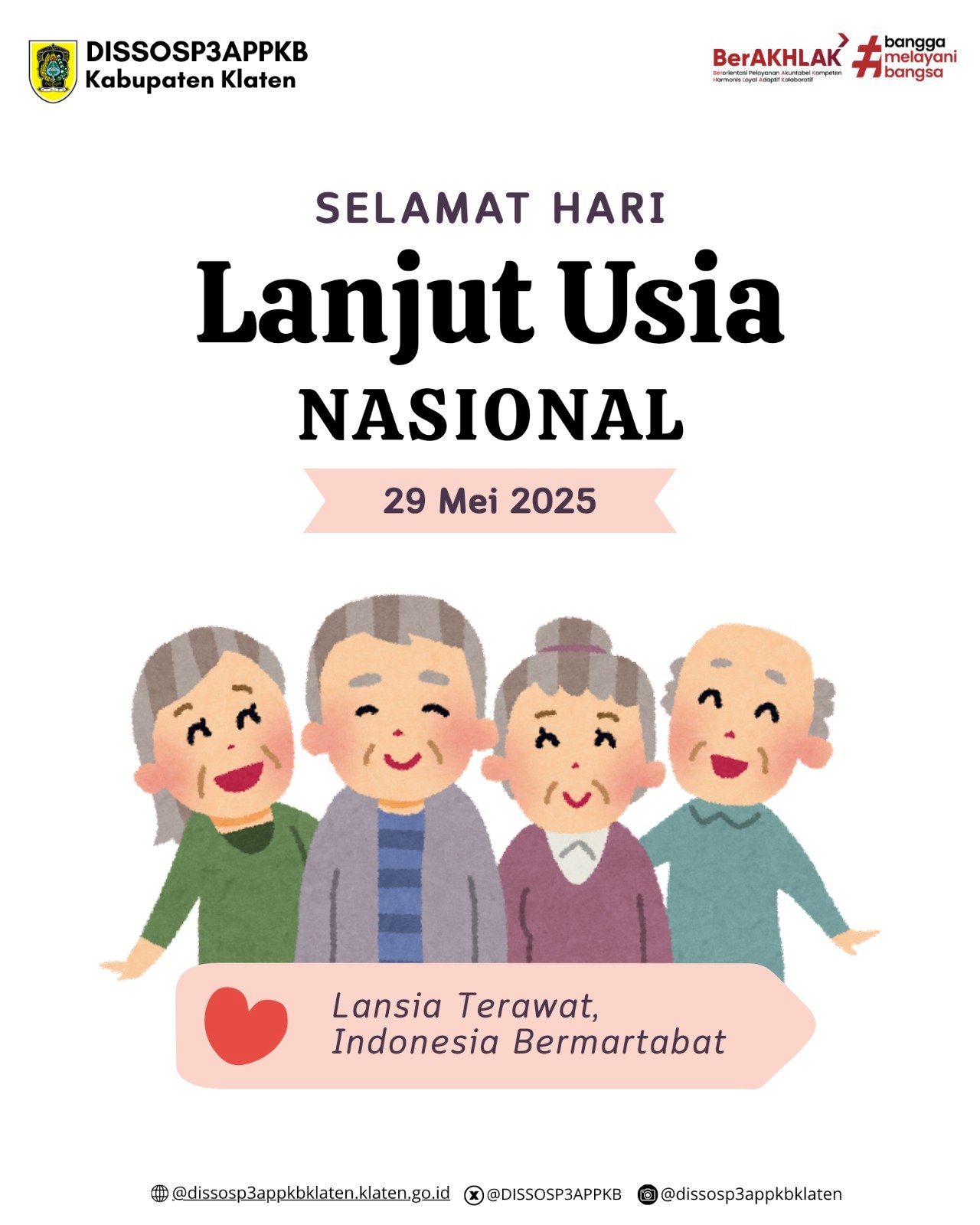SELAMAT HARI LANJUT USIA NASIONAL