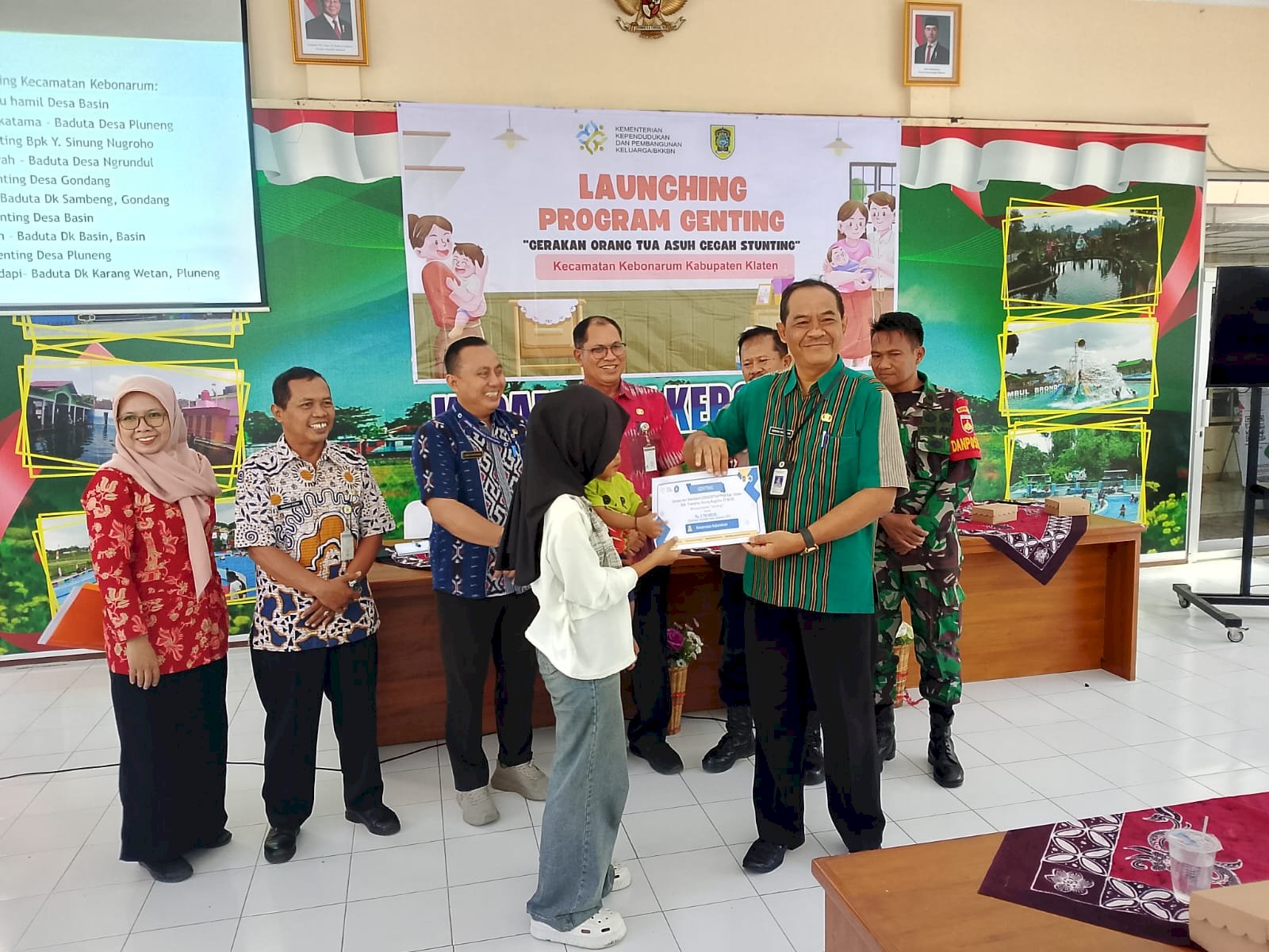 Mini Lokakarya dan Launching GENTING Kecamatan Kebonarum