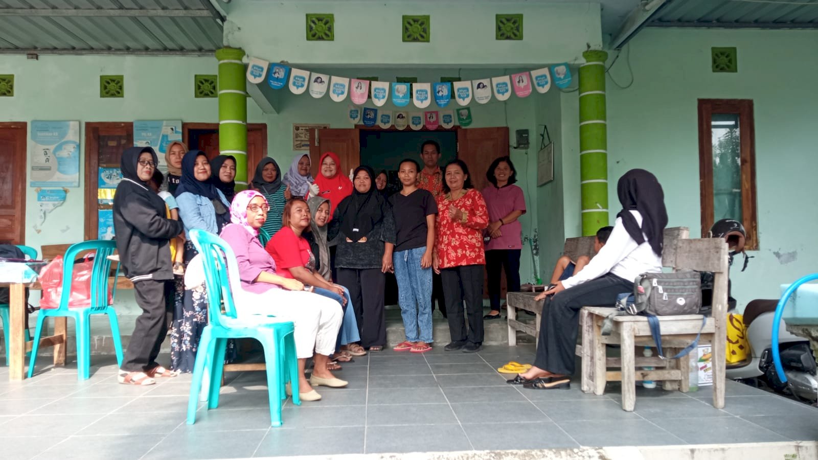 Pelayanan KB MKJP Kecamatan Karangnongko dalam Rangka Harganas ke-32 di Klinik Ajeng, Kemalang