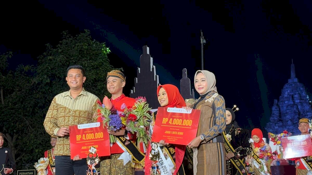Malam puncak Apresiasi Duta Genre Kabupaten Klaten Tahun 2025
