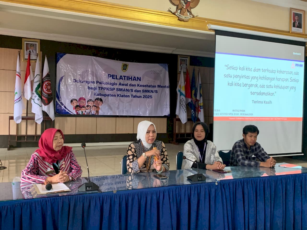 Pelatihan Dukungan Psikologis Awal (DPA) dan Kesehatan Mental bagi Tim Pencegahan dan Penanganan Kekerasan di Lingkungan Satuan Pendidikan (TPPKSP)