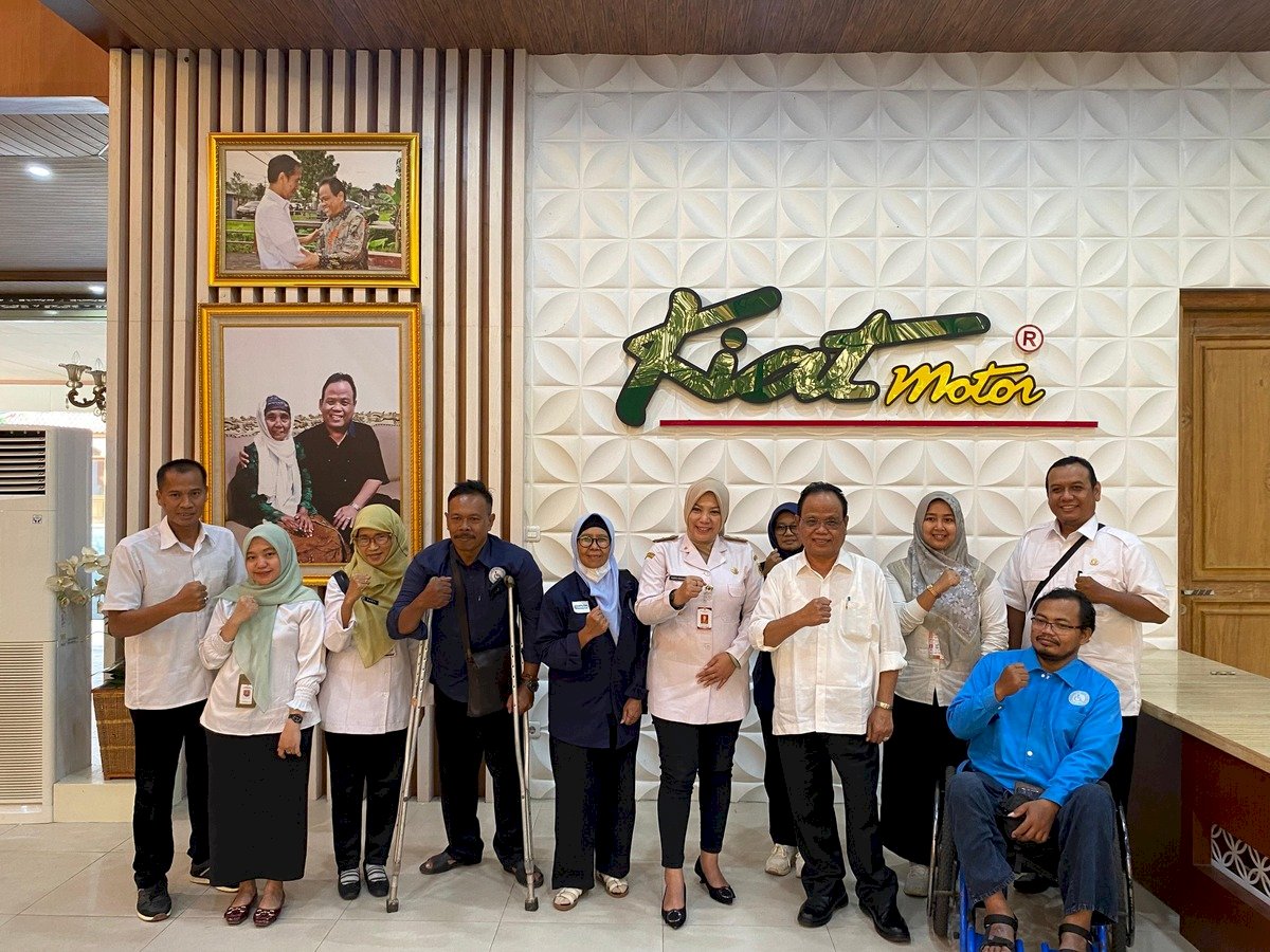 DINSOSP3APPKB Klaten Bersama PPDK dan Kementerian Sosial Silaturahmi dengan H. Sukiyat Bahas Pemberdayaan Disabilitas