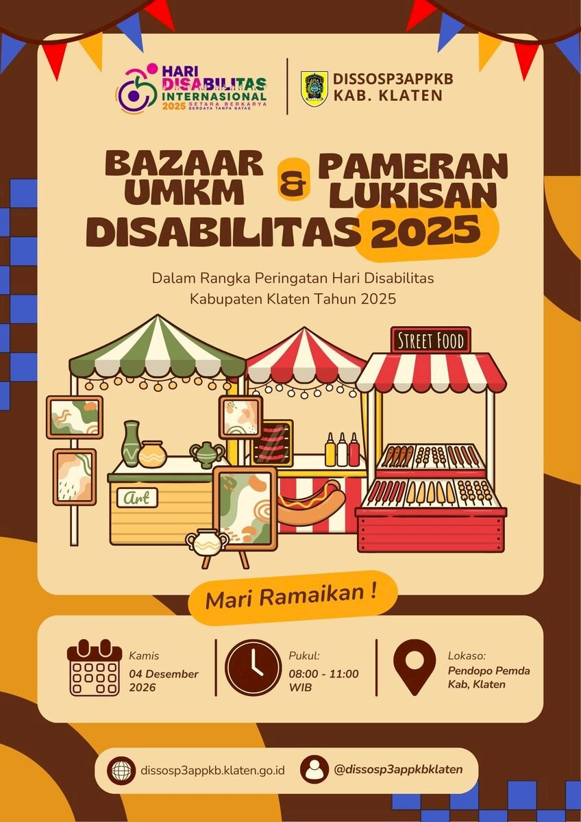 BAZAR UMKM DAN PEMRAN LUKISAN DISABILITAS 2025