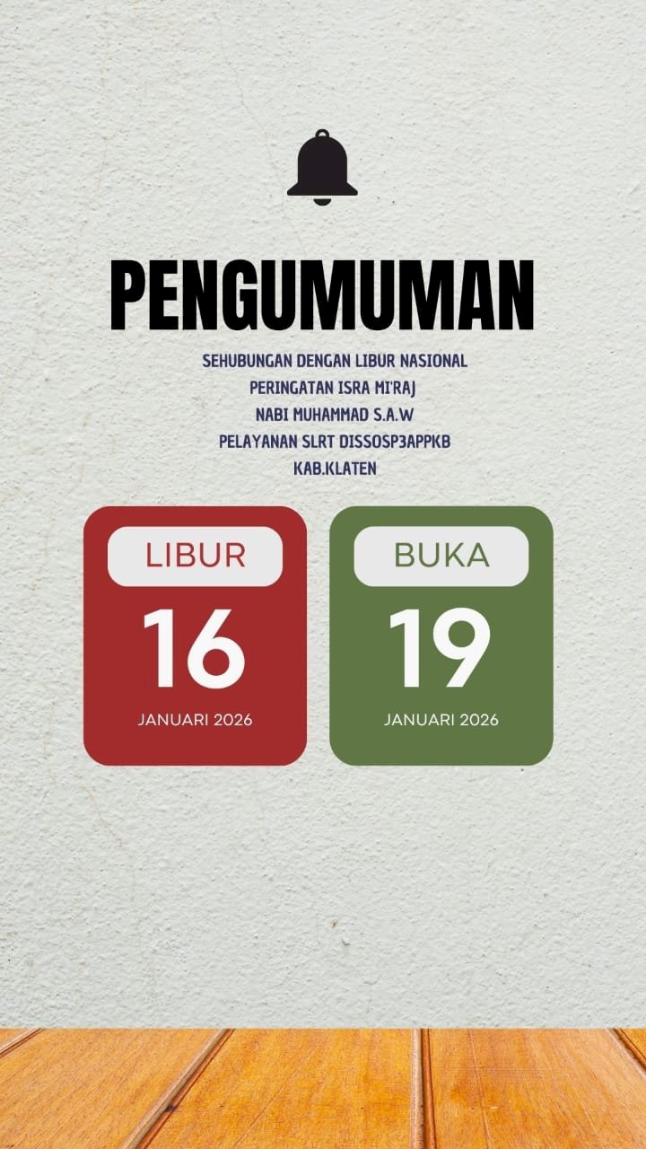 Pengumuman Libur Nasional  Peringatan Isra' Mi'raj Nabi Muhammad SAW