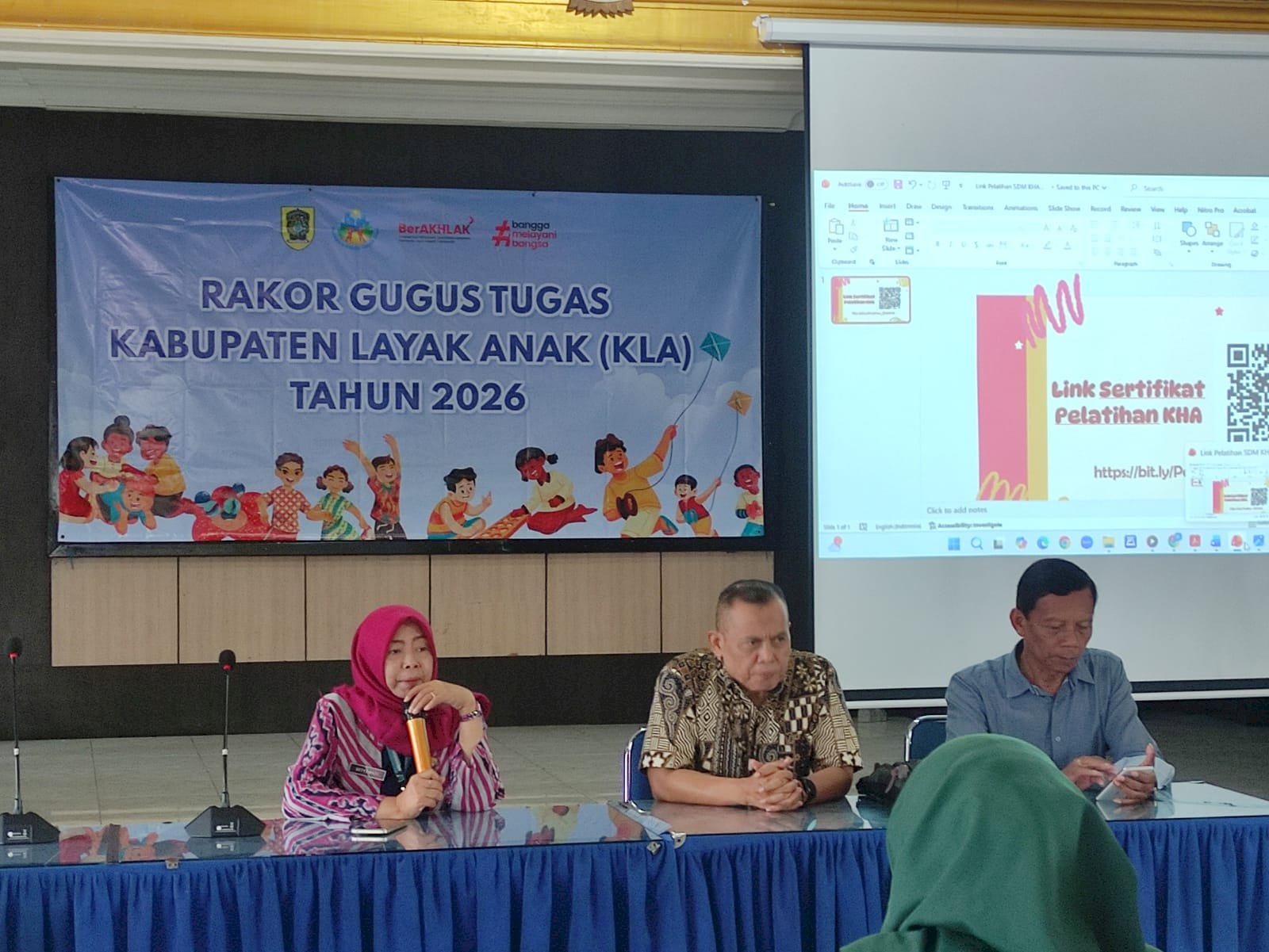 Rapat Koordinasi Gugus Tugas Kabupaten Layak Anak (KLA) Kabupaten Klaten